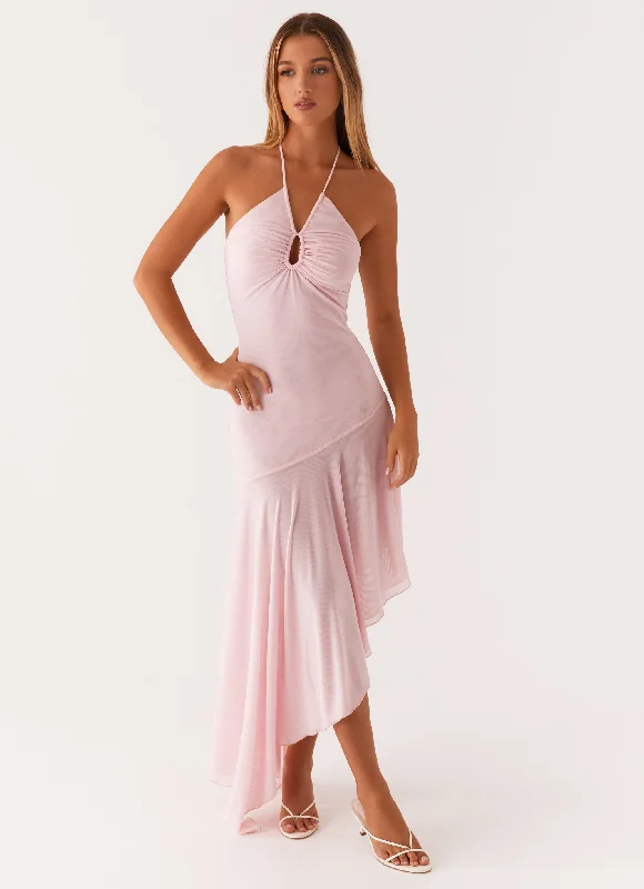 Members Only Whirlwind Maxi Dress - Pastel Pink